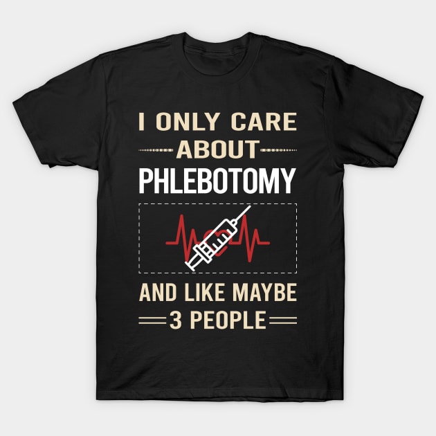 Funny 3 People Phlebotomy Phlebotomist T-Shirt by relativeshrimp